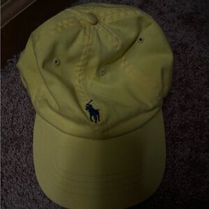 Polo Ralph Lauren yellow baseball hat